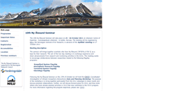 Desktop Screenshot of nyalesund-seminar.nilu.no